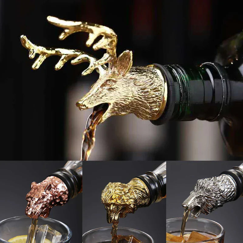 Bottle Liquor Pourer Deer Head