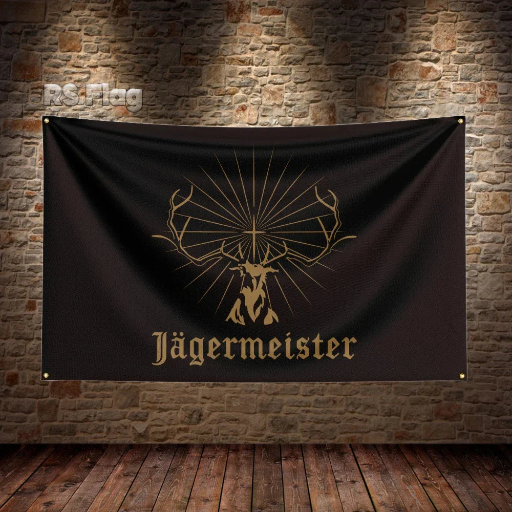 Stag-Inspired Flag: Elevate Your Decor with a Touch of spirits