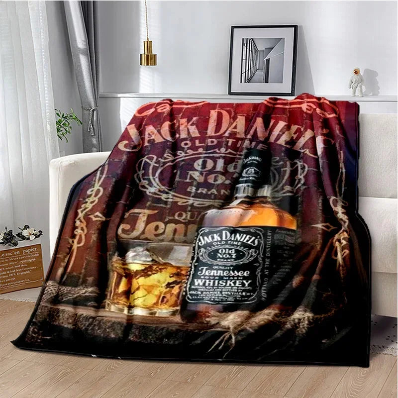 Premium Jack Daniel's Inspired Comfort Blanket: The Ultimate Cozy Gift