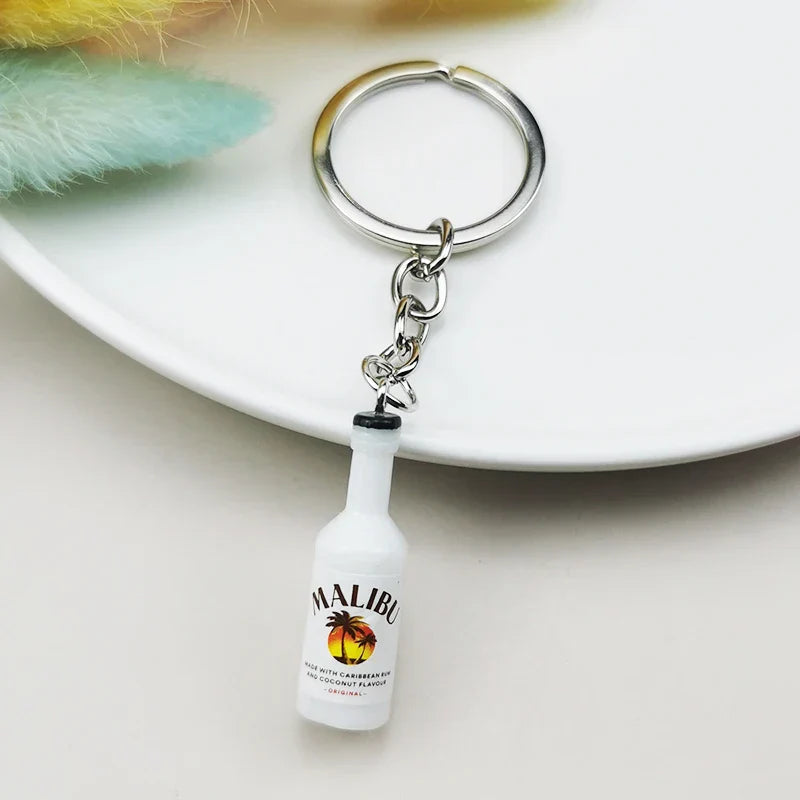 Miniature Beverage Bottle Keychains: Add Fun to Your Keys