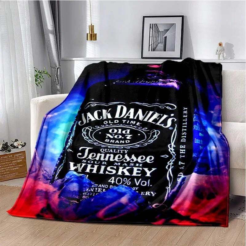 Premium Jack Daniel's Inspired Comfort Blanket: The Ultimate Cozy Gift