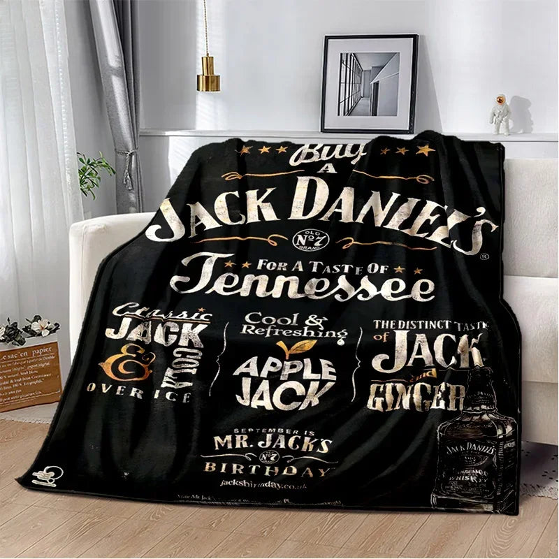 Premium Jack Daniel's Inspired Comfort Blanket: The Ultimate Cozy Gift