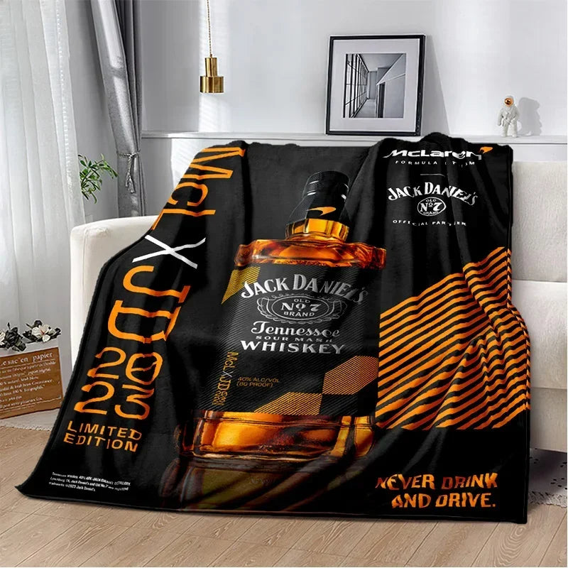 Premium Jack Daniel's Inspired Comfort Blanket: The Ultimate Cozy Gift