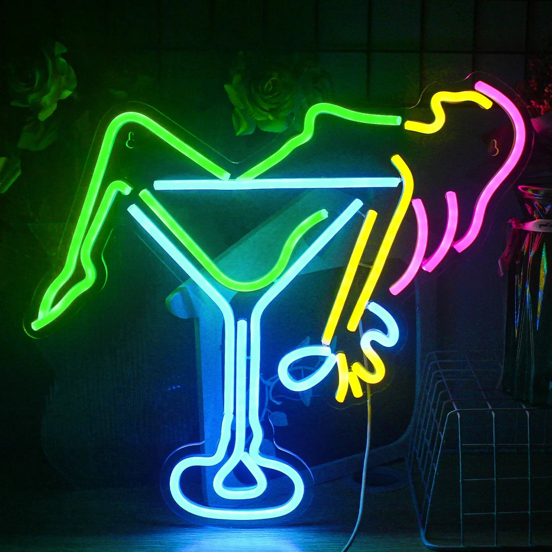 Cocktails Beer LED Neon Sign Wall Decor