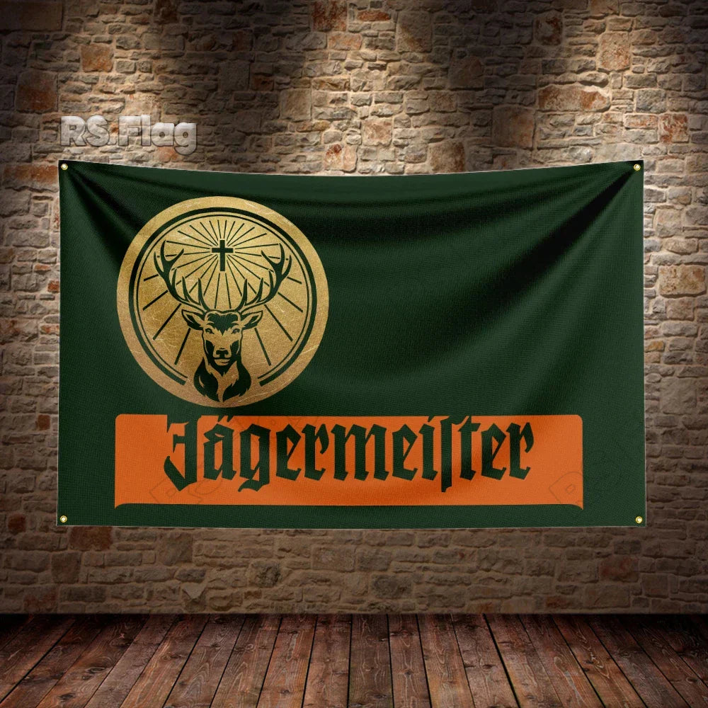 Stag-Inspired Flag: Elevate Your Decor with a Touch of spirits