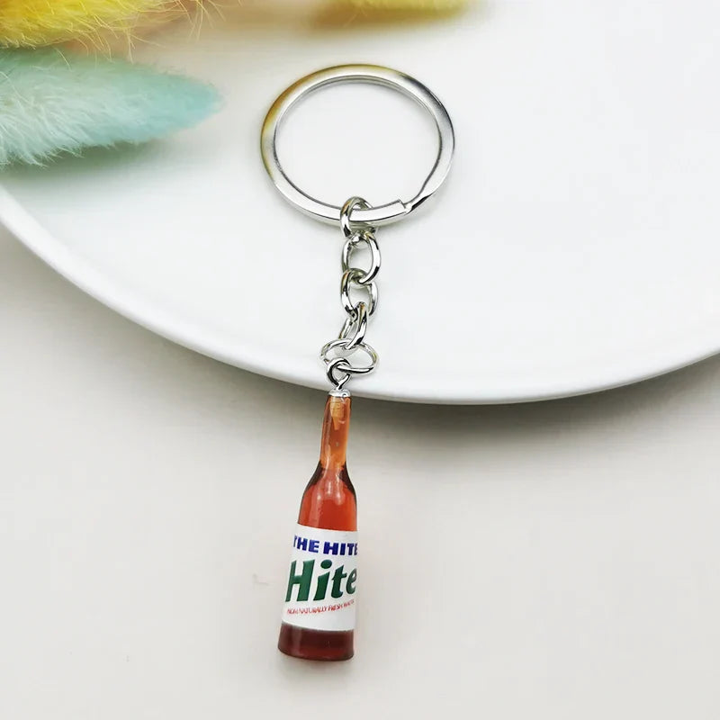 Miniature Beverage Bottle Keychains: Add Fun to Your Keys