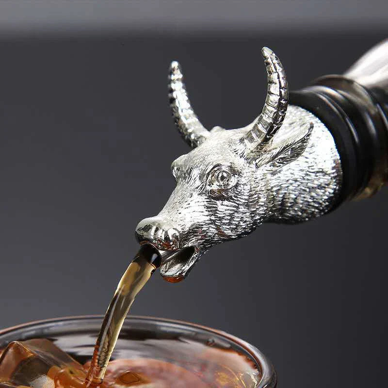 Bottle Liquor Pourer Deer Head