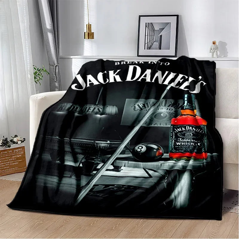 Premium Jack Daniel's Inspired Comfort Blanket: The Ultimate Cozy Gift