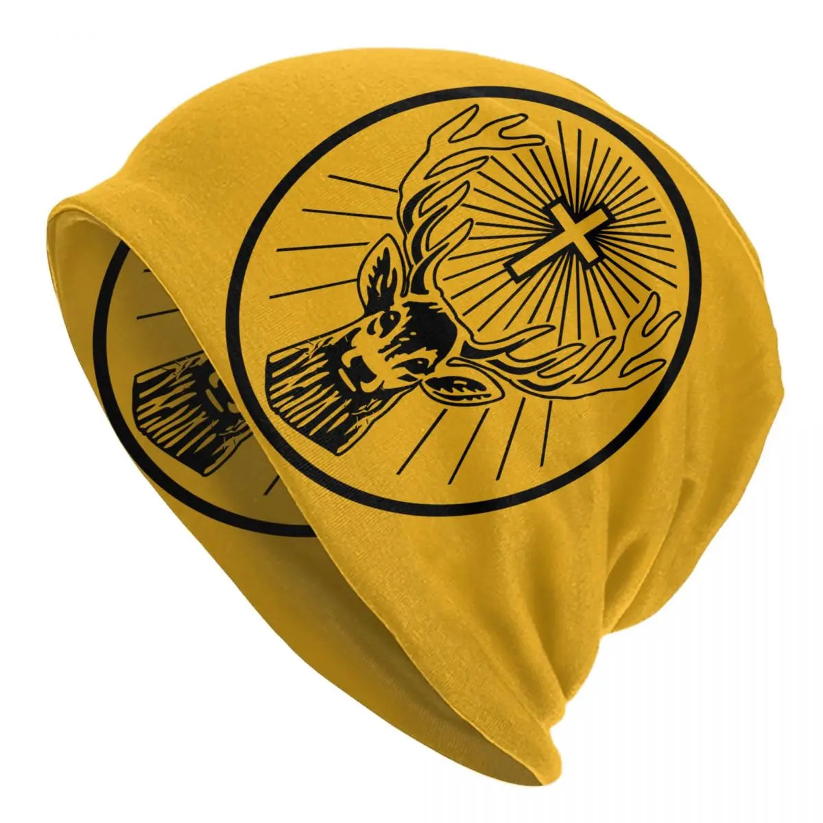 jagermeister yellow beanie