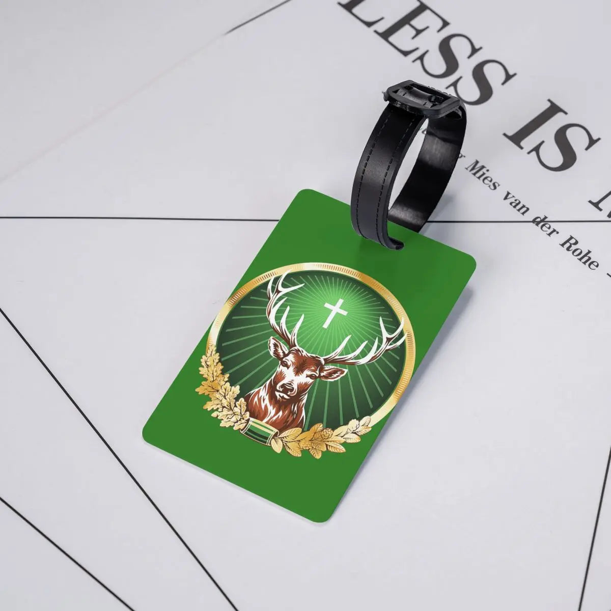 Travel in Style with our Jagermeister Logo Luggage Tag