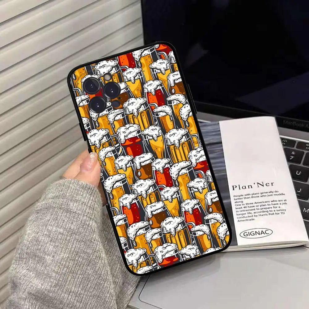 Beers Alcohol Phone Case: Stylish and Durable Protection