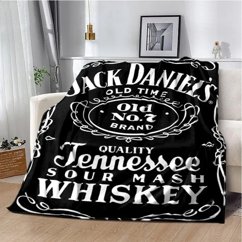 Premium Jack Daniel's Inspired Comfort Blanket: The Ultimate Cozy Gift