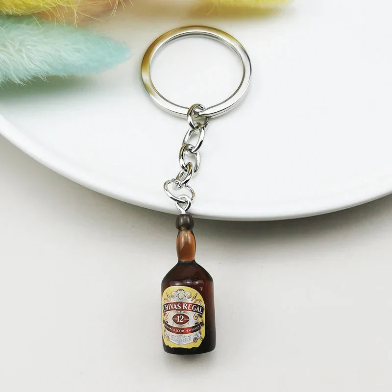 Malibu mini bottle keychain