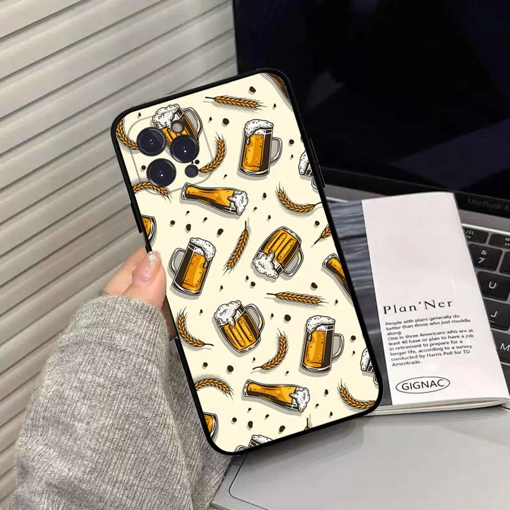 Beers Alcohol Phone Case: Stylish and Durable Protection