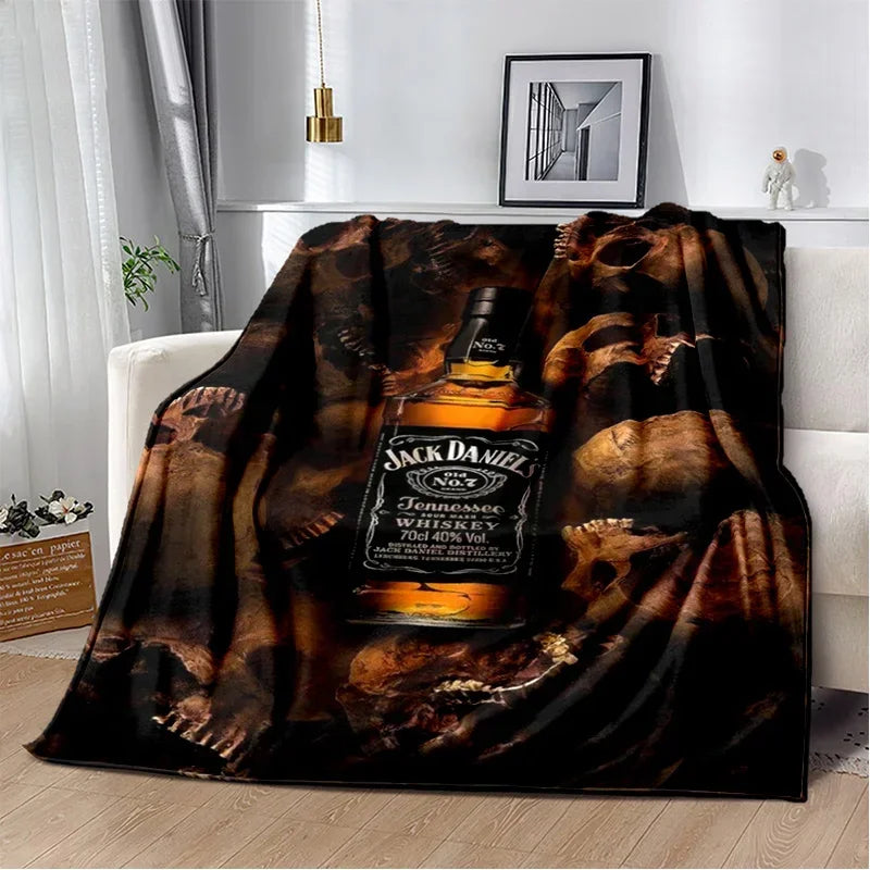 Premium Jack Daniel's Inspired Comfort Blanket: The Ultimate Cozy Gift