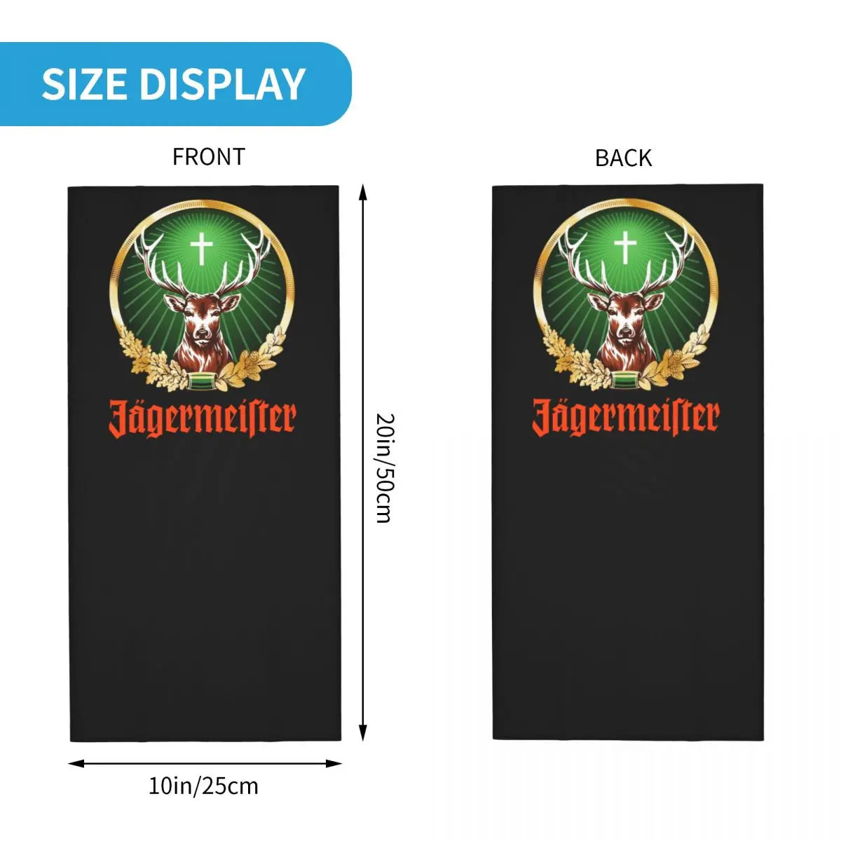 Official Jagermeister Logo Neck Gaiter ÃƒÂ¢Ã¢â€šÂ¬Ã¢â‚¬Å“ Stylish & Comfortable Winter Accessory