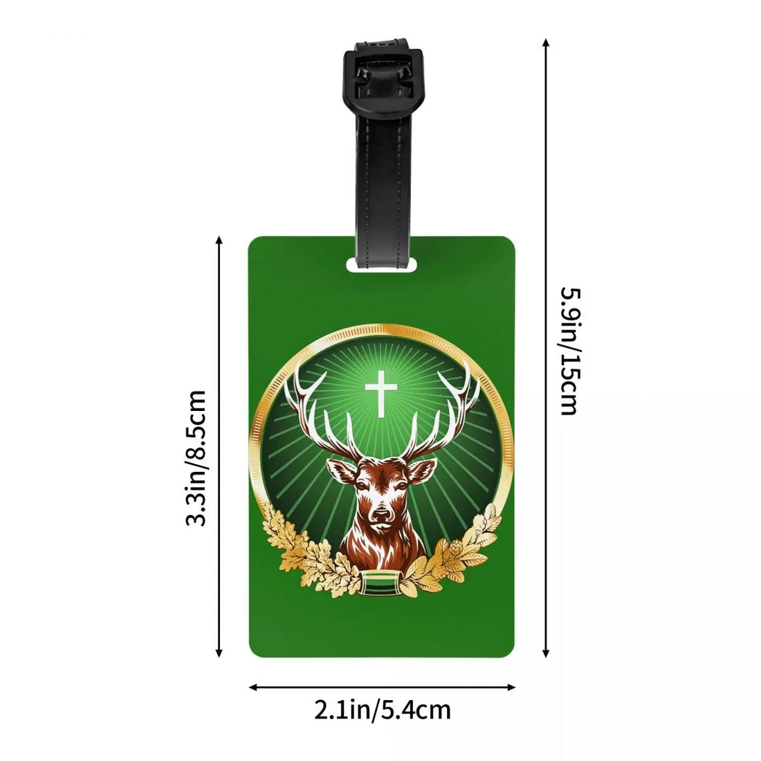 Travel in Style with our Jagermeister Logo Luggage Tag