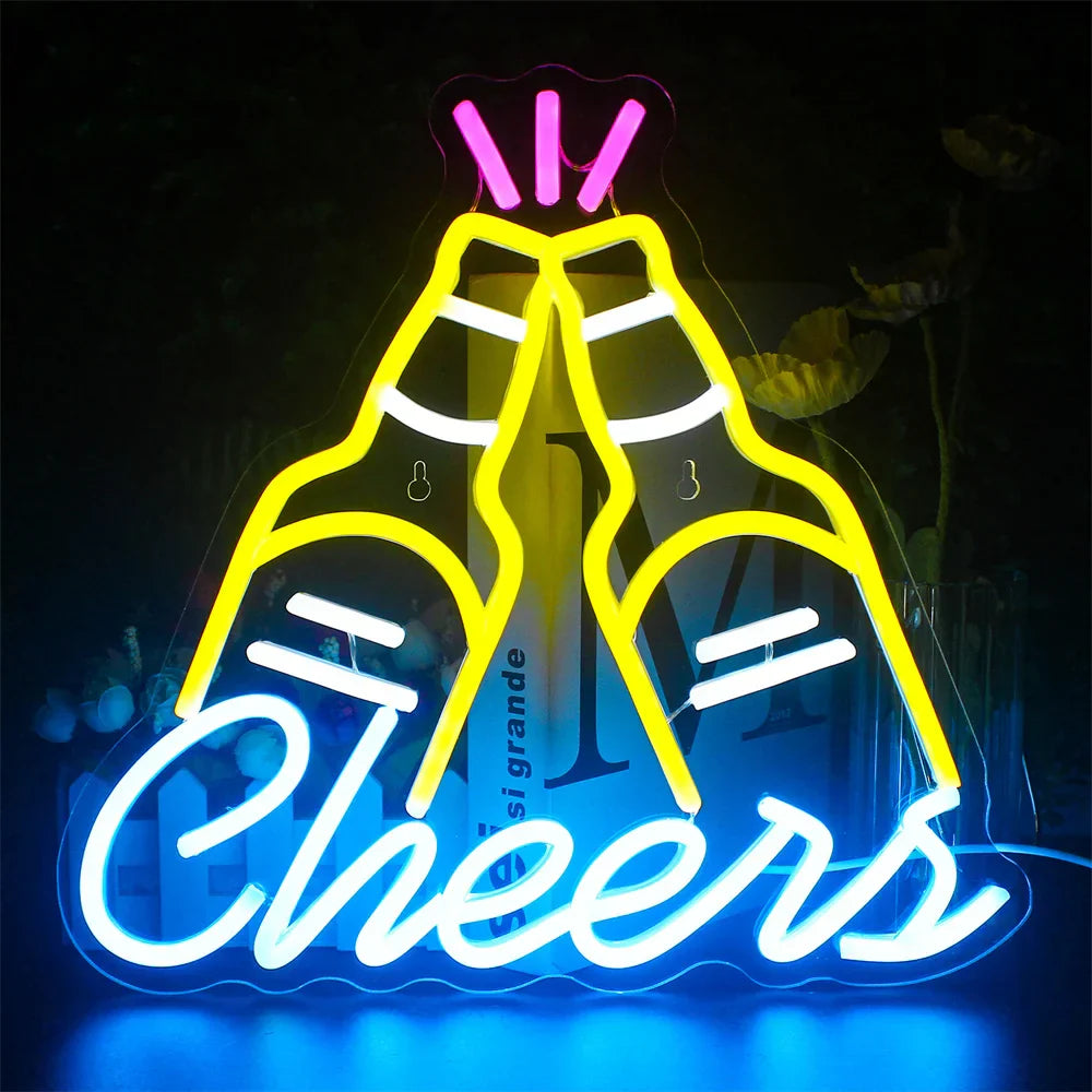 Cocktails Beer LED Neon Sign Wall Decor