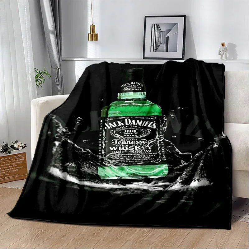 Premium Jack Daniel's Inspired Comfort Blanket: The Ultimate Cozy Gift