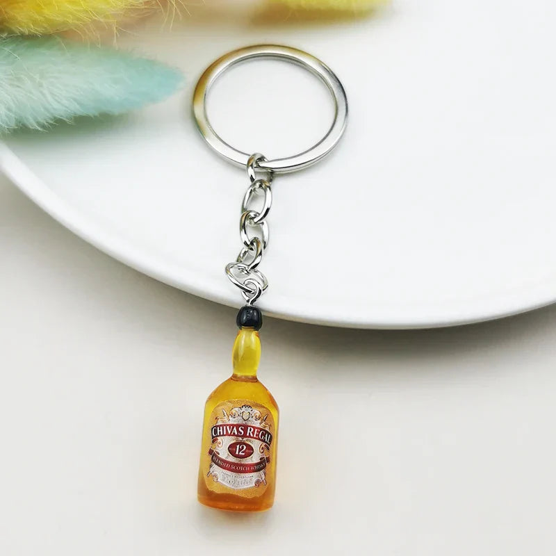 Miniature Beverage Bottle Keychains: Add Fun to Your Keys