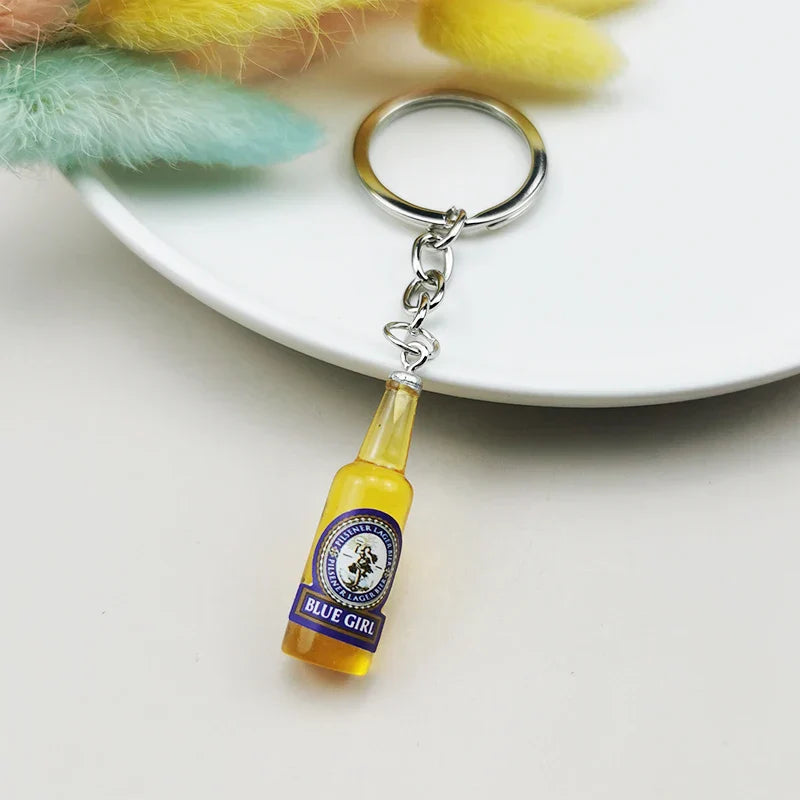 Miniature Beverage Bottle Keychains: Add Fun to Your Keys