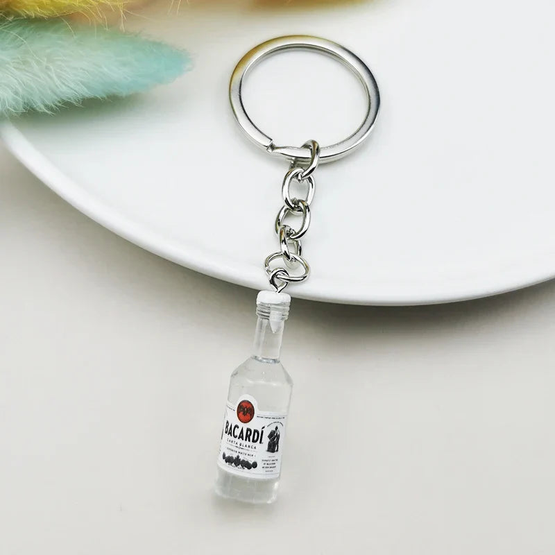 Miniature Beverage Bottle Keychains: Add Fun to Your Keys