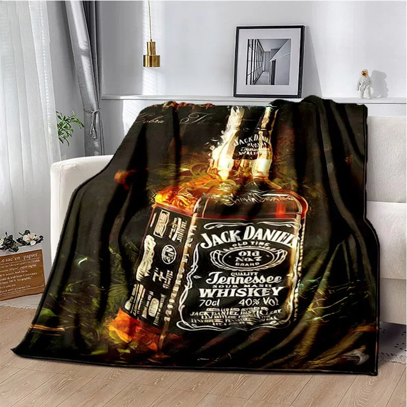 Premium Jack Daniel's Inspired Comfort Blanket: The Ultimate Cozy Gift