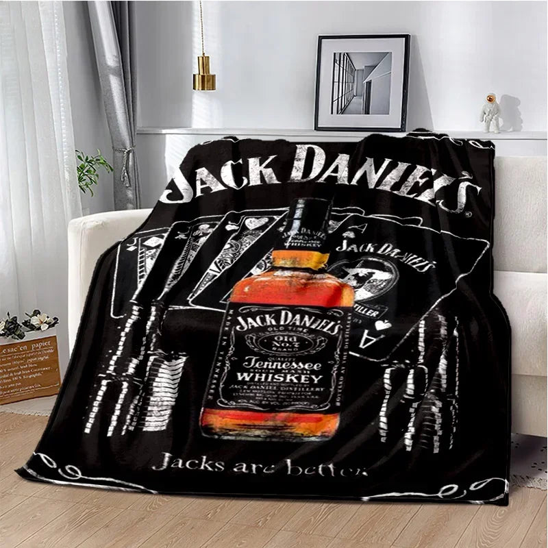 Premium Jack Daniel's Inspired Comfort Blanket: The Ultimate Cozy Gift