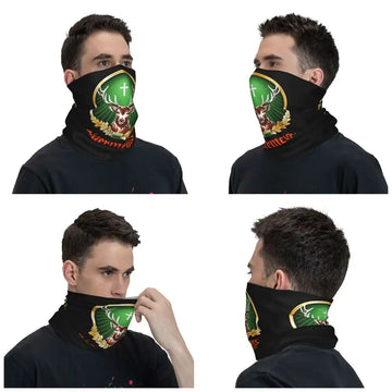 Deer Logo Neck Gaiter for Jager fans: Stylish & Comfortable Winter Accessory