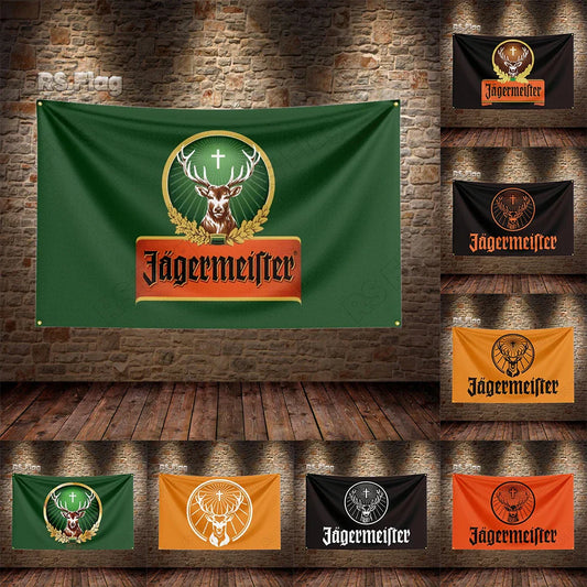 Stag-Inspired Flag: Elevate Your Decor with a Touch of spirits