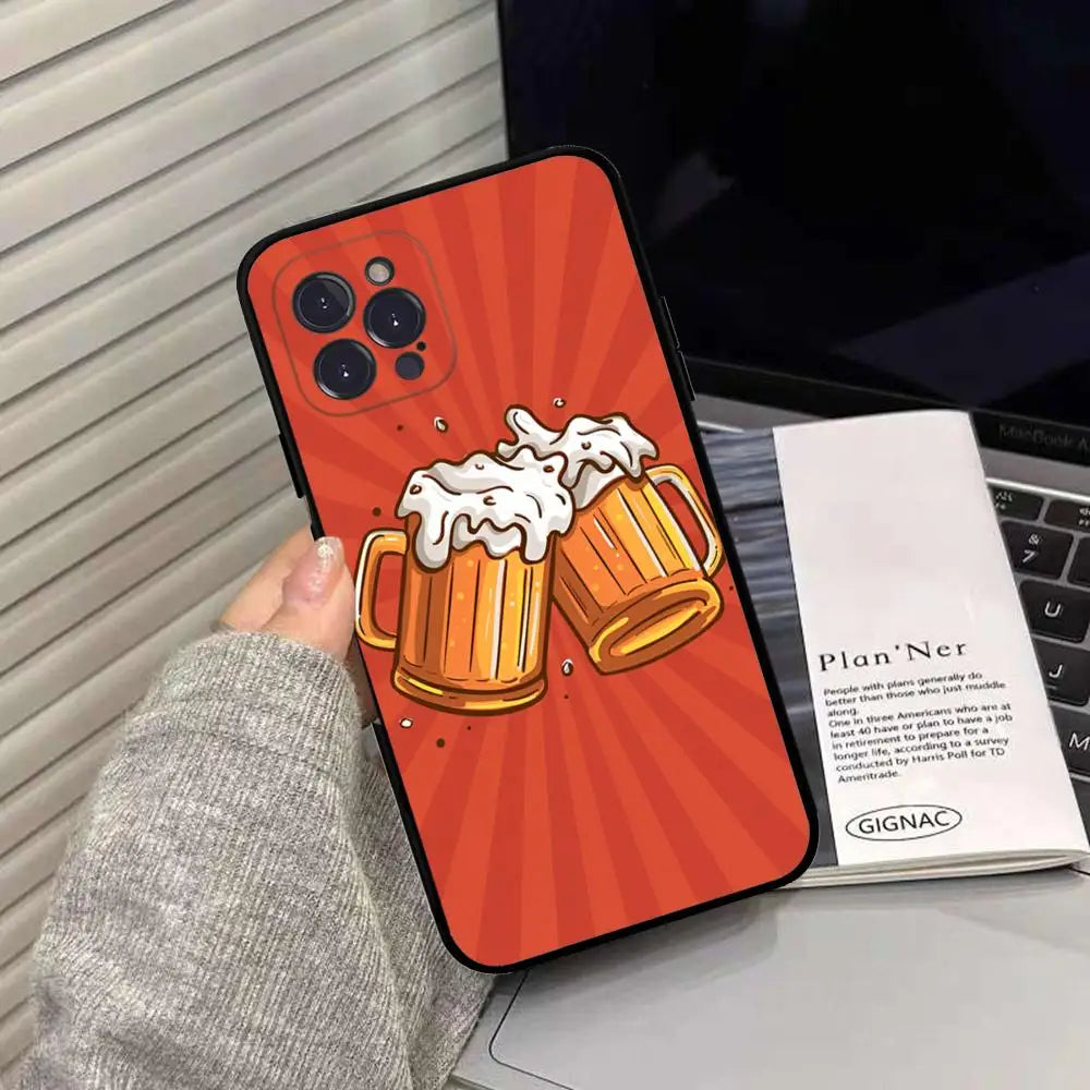 Beers Alcohol Phone Case: Stylish and Durable Protection