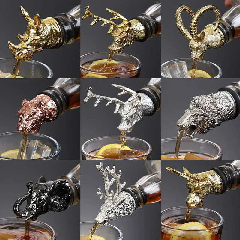 Bottle Liquor Pourer Deer Head