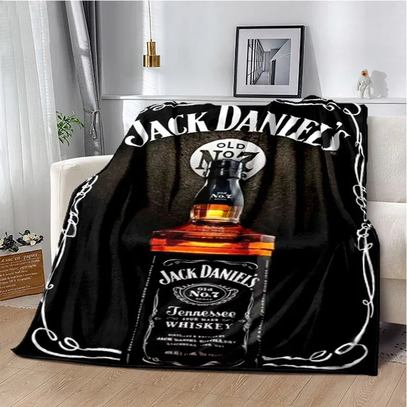 Premium Jack Daniel's Inspired Comfort Blanket: The Ultimate Cozy Gift