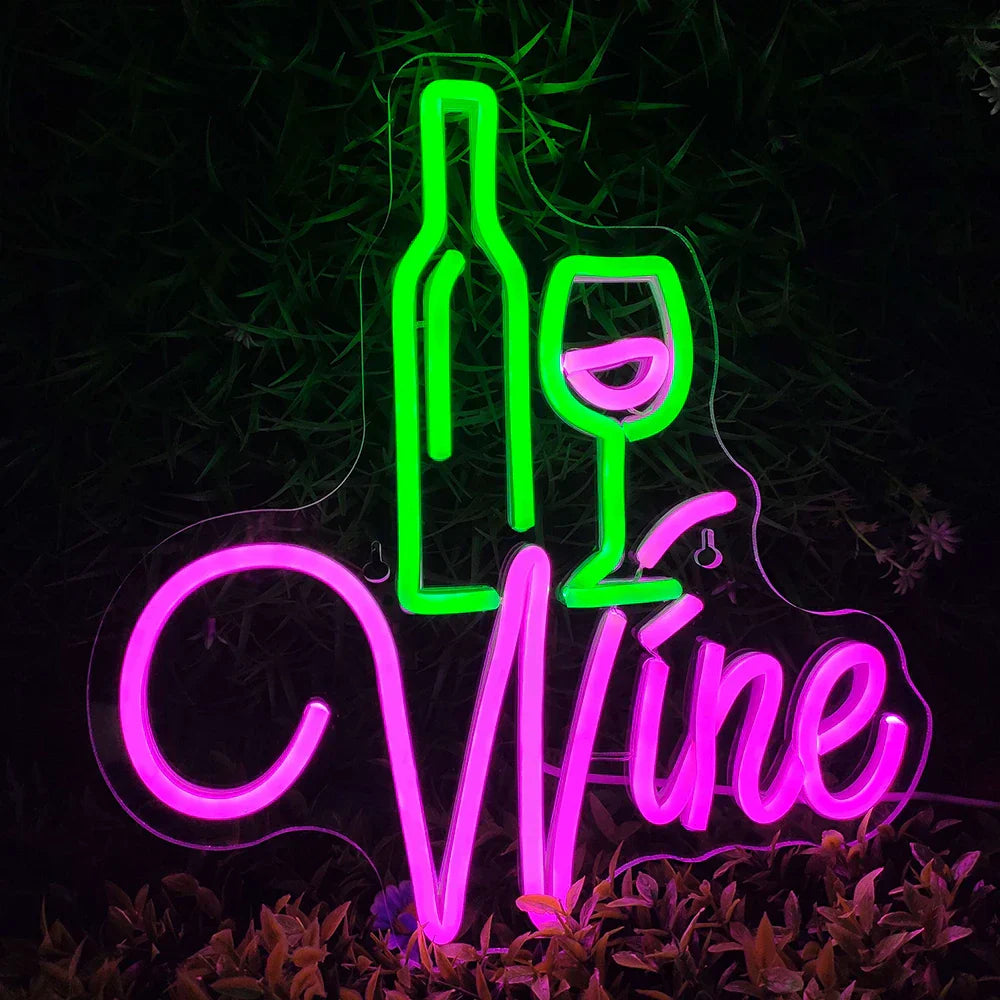 Cocktails Beer LED Neon Sign Wall Decor