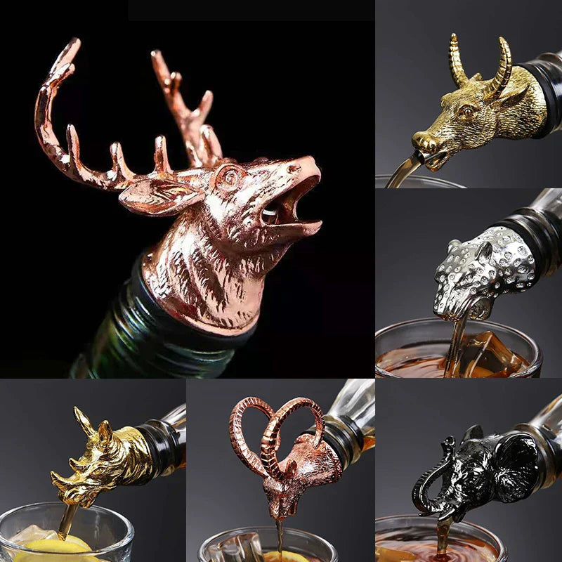 Bottle Liquor Pourer Deer Head