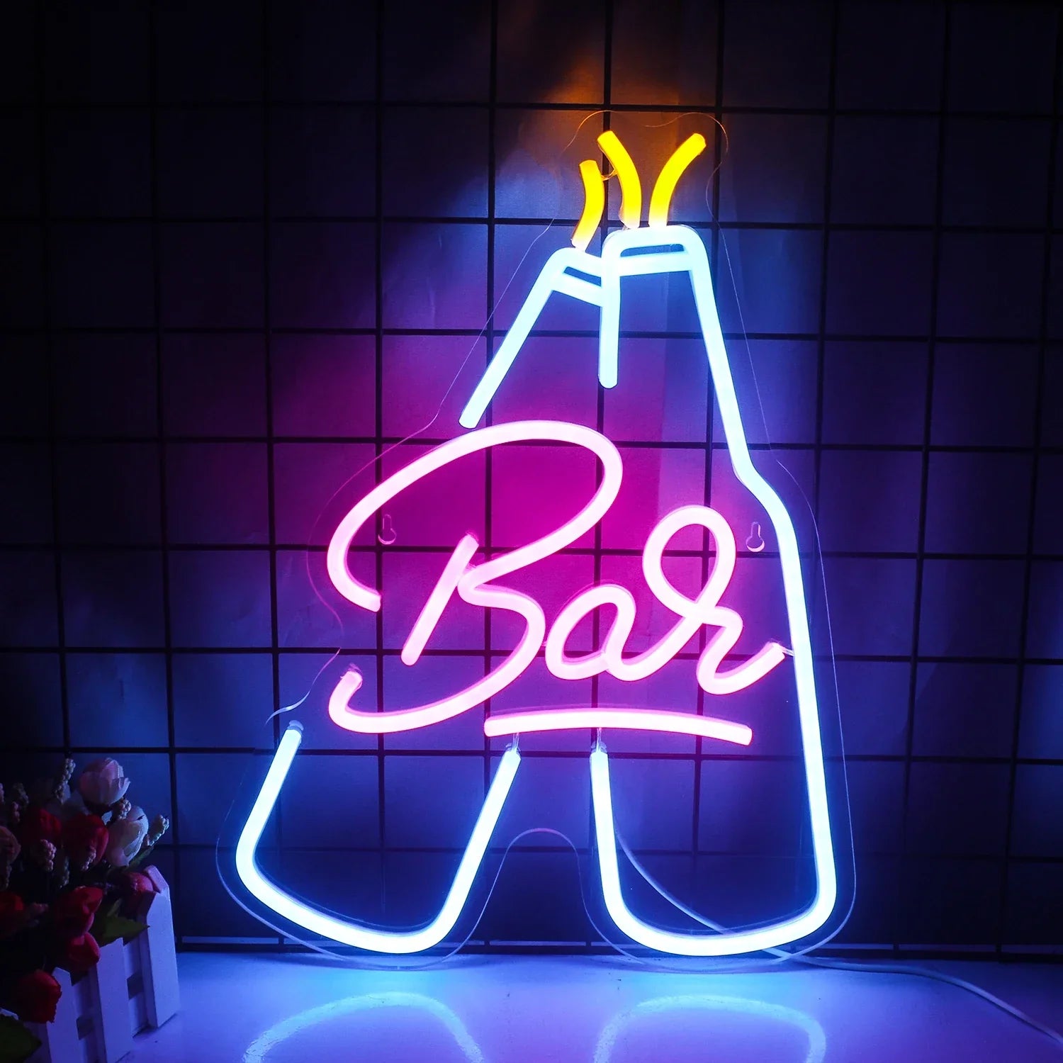 Cocktails Beer LED Neon Sign Wall Decor