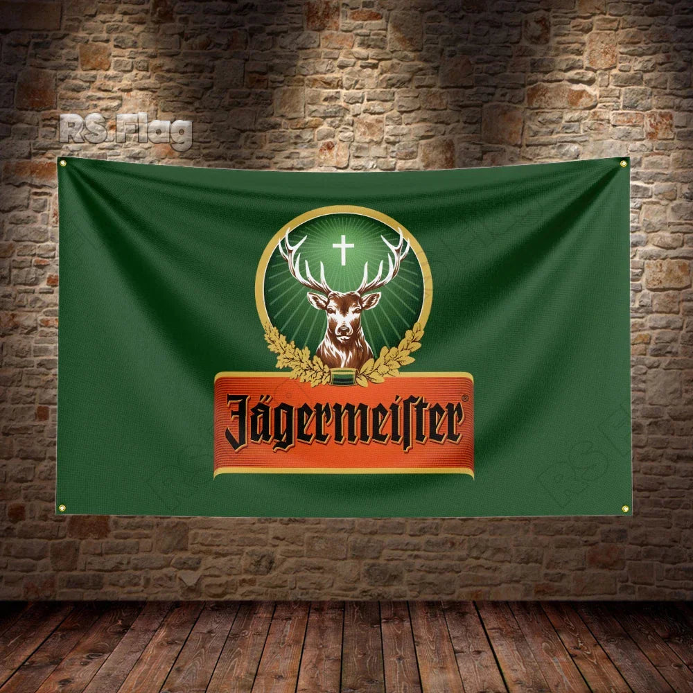 Stag-Inspired Flag: Elevate Your Decor with a Touch of spirits