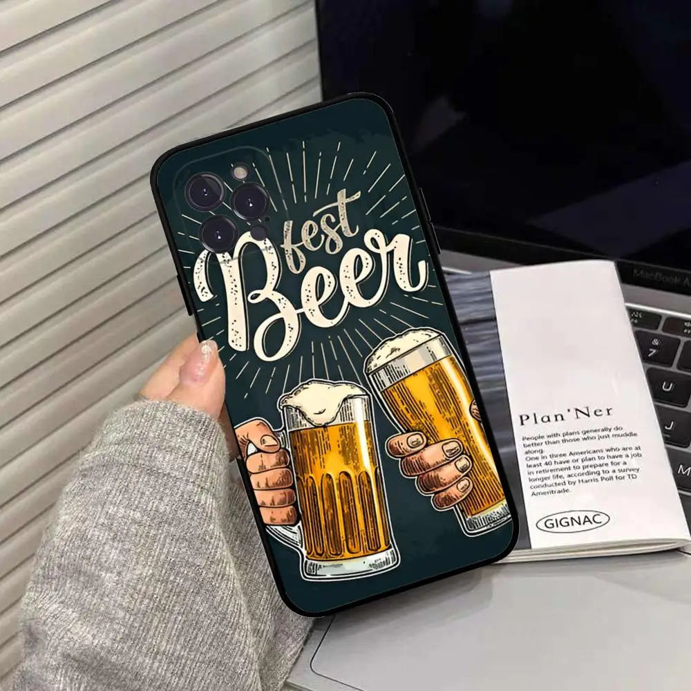 Beers Alcohol Phone Case: Stylish and Durable Protection